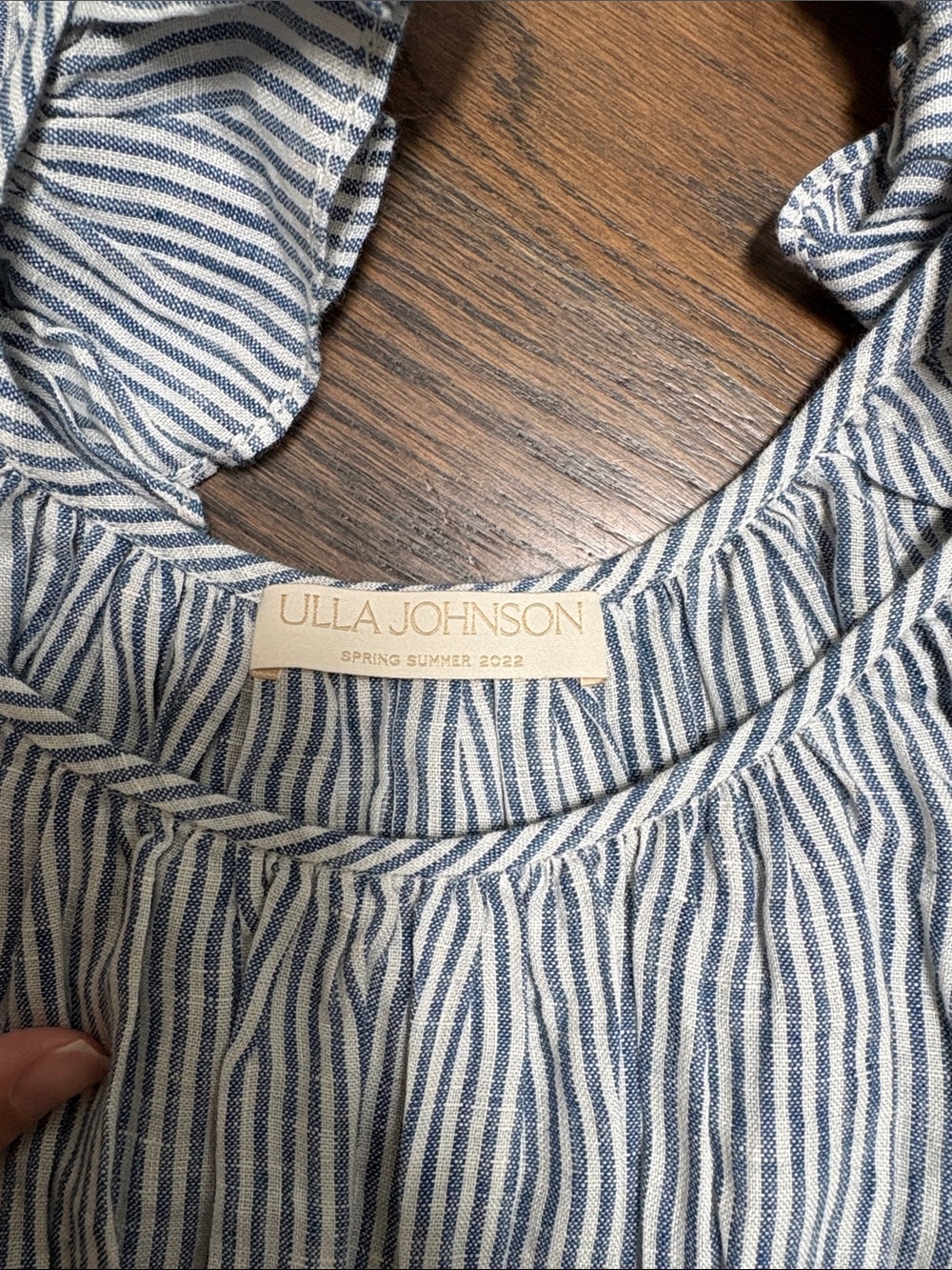 Ulla Johnson Paloma linen ruffle top - Picture 3 of 4